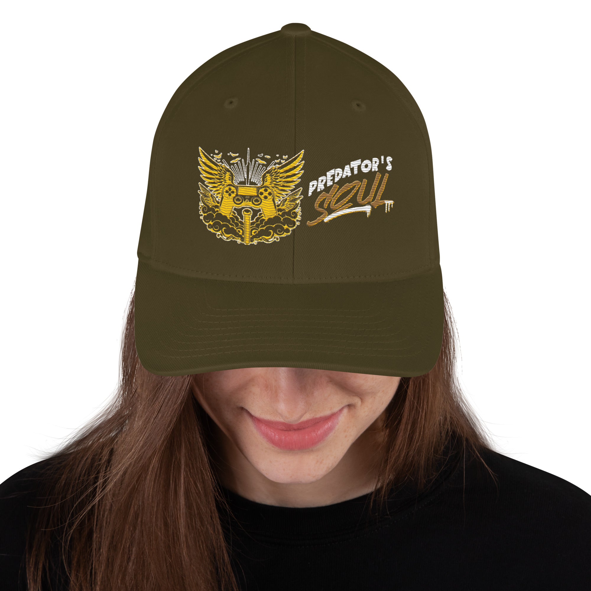 Predator’s Soul OG Fitted Cap – Gaming Edition | ORGNL GNGSTA - ORGNL GNGSTA
