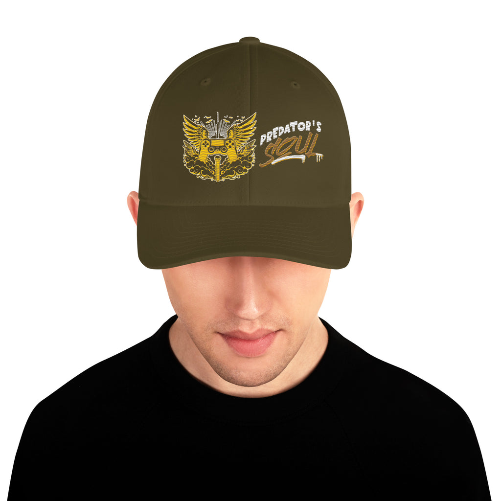 Predator’s Soul OG Fitted Cap – Gaming Edition | ORGNL GNGSTA - ORGNL GNGSTA