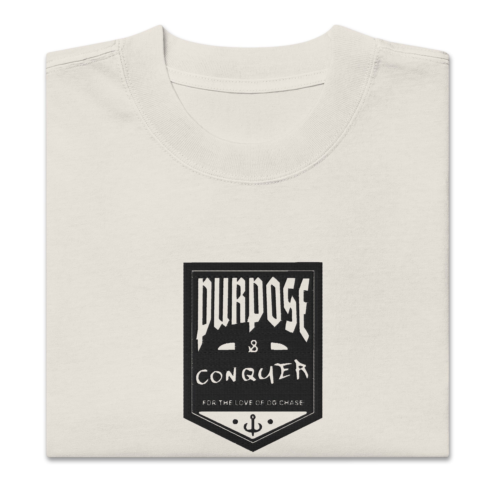 Oversized Purpose & Conquer Faded T-Shirt - ORGNL GNGSTA