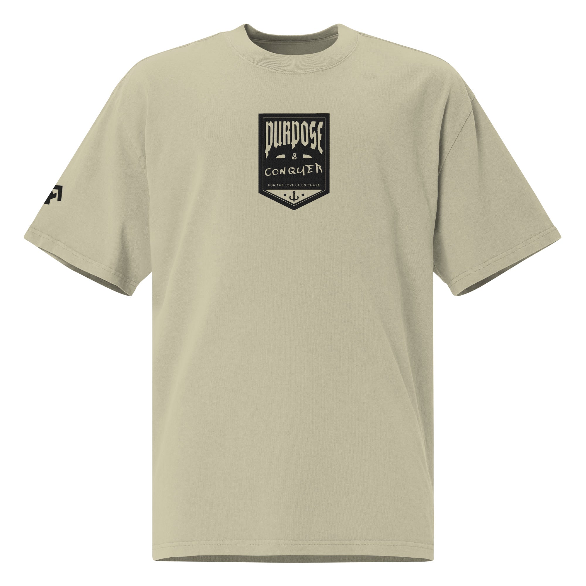 Oversized Purpose & Conquer Faded T-Shirt - ORGNL GNGSTA