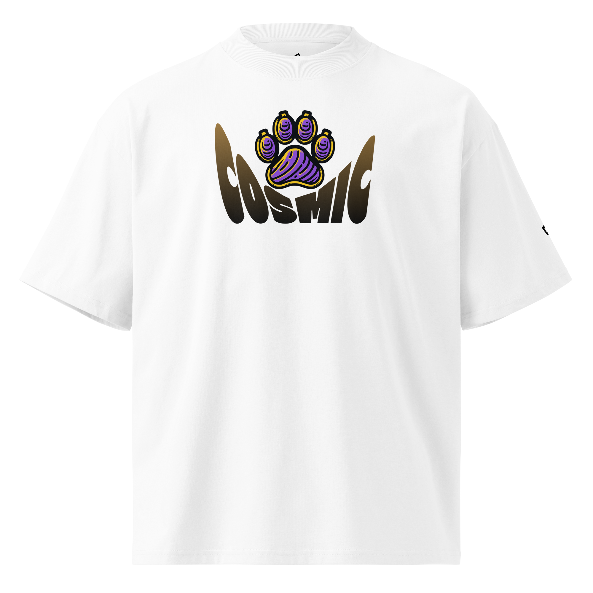 Cosmic Paw Oversized T-Shirt | ORGNL GNGSTA - ORGNL GNGSTA