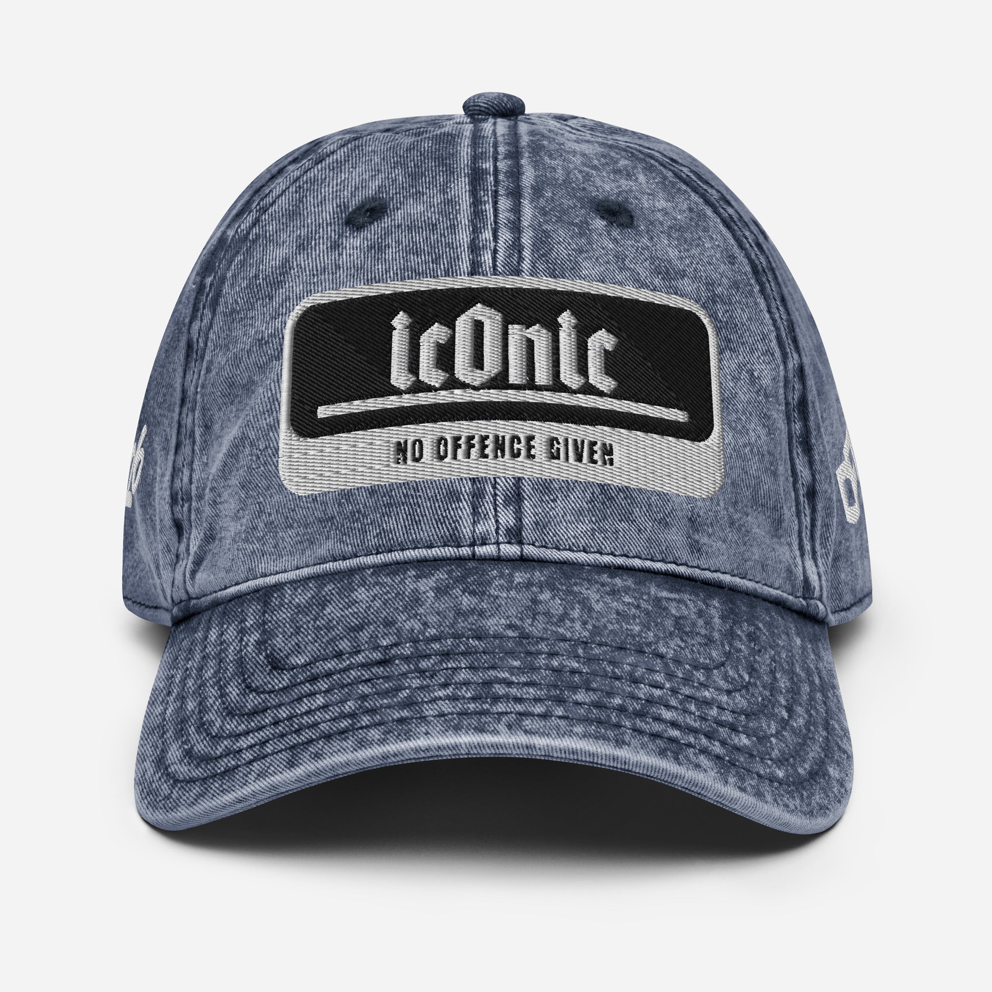 ICONIC 'No Offence Given' - Vintage Denim Cap - ORGNL GNGSTA